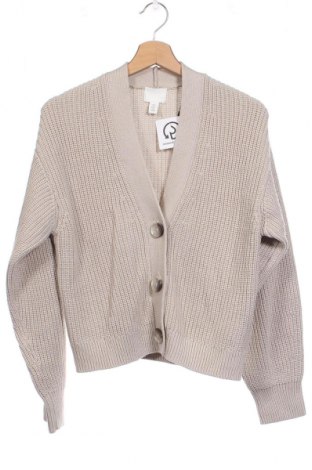 Damen Strickjacke H&M, Größe XS, Farbe Beige, Preis 8,90 €