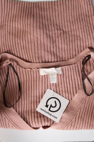 Damen Strickjacke H&M, Größe S, Farbe Aschrosa, Preis 8,88 €