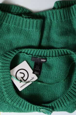 Дамска жилетка H&M, Размер XS, Цвят Зелен, Цена 9,24 лв.