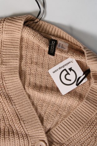 Damen Strickjacke H&M Divided, Größe XS, Farbe Beige, Preis 8,27 €