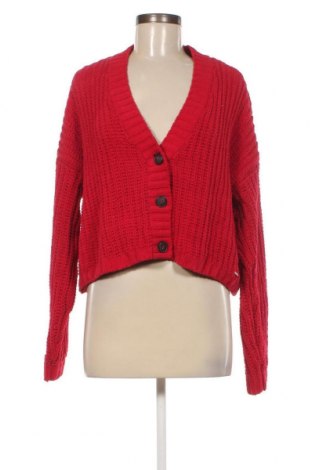 Damen Strickjacke Hollister, Größe M, Farbe Rot, Preis € 12,55