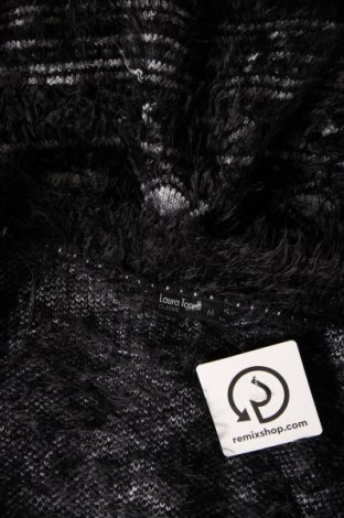 Γυναικεία ζακέτα Laura Torelli, Μέγεθος M, Χρώμα Μαύρο, Τιμή 8,43 €