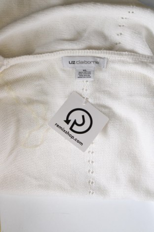 Дамска жилетка Liz Claiborne, Размер XL, Цвят Бял, Цена 8,99 лв.