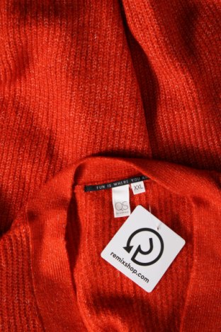 Γυναικεία ζακέτα Q/S by S.Oliver, Μέγεθος XXL, Χρώμα Πορτοκαλί, Τιμή 11,41 €