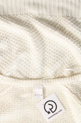 Damen Strickjacke VILA, Größe L, Farbe Weiß, Preis 7,70 €