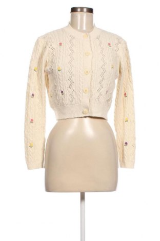 Damen Strickjacke Zara, Größe S, Farbe Ecru, Preis 18,79 €