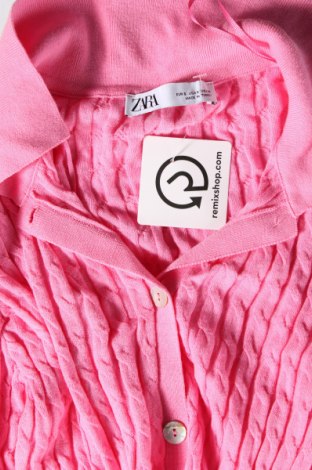 Damen Strickjacke Zara, Größe S, Farbe Rosa, Preis 18,79 €