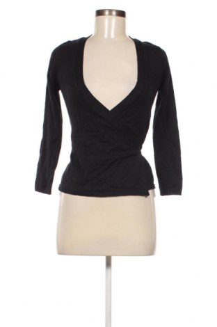 Дамска жилетка Zara Knitwear, Размер L, Цвят Черен, Цена 5,40 лв.