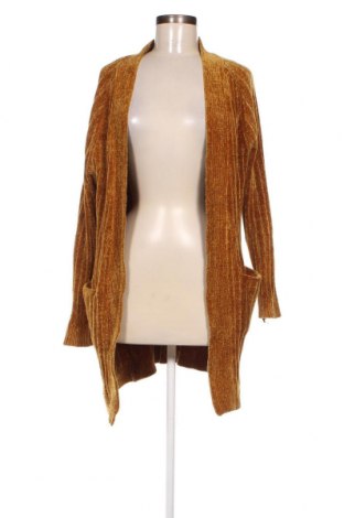 Дамска жилетка Zara Knitwear, Размер S, Цвят Кафяв, Цена 11,07 лв.