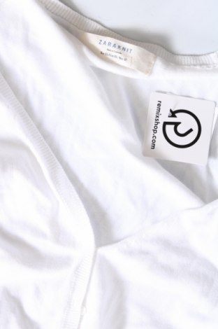 Дамска жилетка Zara Knitwear, Размер XL, Цвят Бял, Цена 15,39 лв.