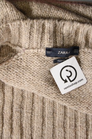 Damen Strickjacke Zara Knitwear, Größe S, Farbe Beige, Preis 8,27 €