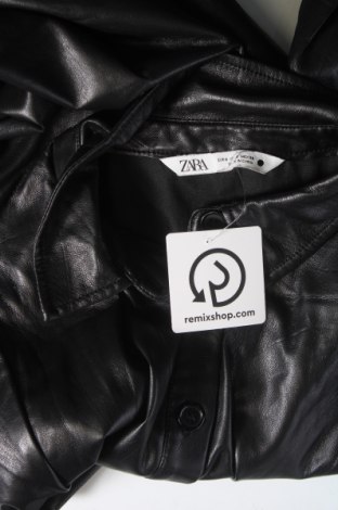 Dámská kožená bunda  Zara, Velikost S, Barva Černá, Cena  172,00 Kč
