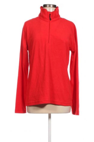 Γυναικεία μπλούζα fleece Disegna, Μέγεθος XL, Χρώμα Κόκκινο, Τιμή 8,84 €