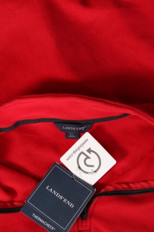 Damen Fleece Shirt Lands' End, Größe XL, Farbe Rot, Preis 10,79 €