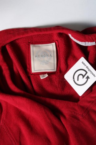 Damen Fleece Shirt Merona, Größe M, Farbe Rot, Preis € 16,01