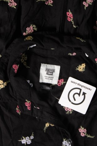 Γυναικείο πουκάμισο America Today, Μέγεθος L, Χρώμα Μαύρο, Τιμή 6,18 €