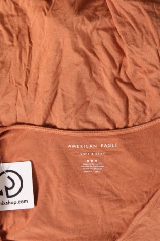 Дамска риза American Eagle, Размер M, Цвят Кафяв, Цена 6,80 лв.