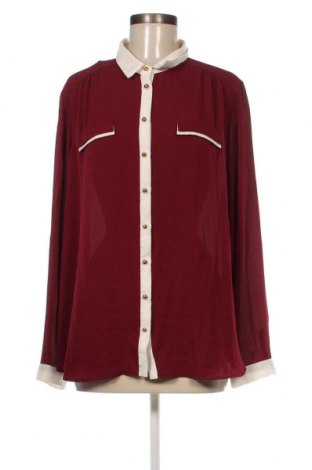 Γυναικείο πουκάμισο Atmosphere, Μέγεθος XXL, Χρώμα Κόκκινο, Τιμή 7,29 €
