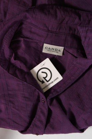 Γυναικείο πουκάμισο Canda, Μέγεθος M, Χρώμα Βιολετί, Τιμή 4,33 €