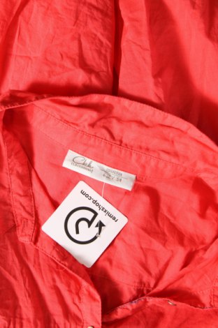 Γυναικείο πουκάμισο Clockhouse, Μέγεθος 3XL, Χρώμα Κόκκινο, Τιμή 8,50 €