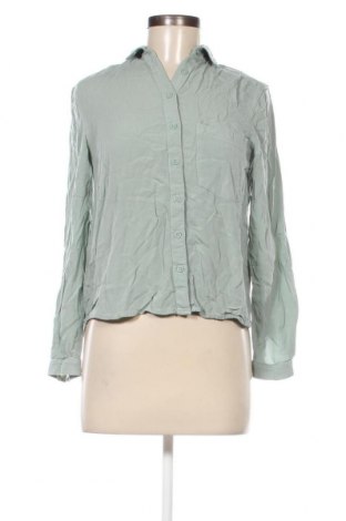 Γυναικείο πουκάμισο Clockhouse, Μέγεθος XS, Χρώμα Πράσινο, Τιμή 4,64 €