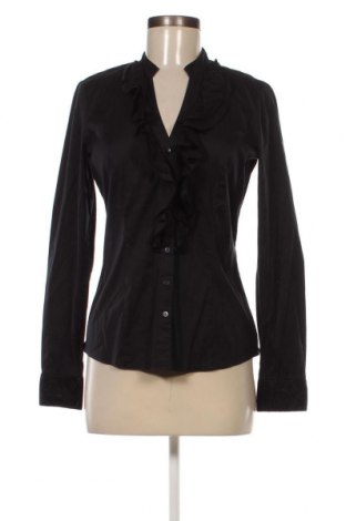Γυναικείο πουκάμισο Comma,, Μέγεθος S, Χρώμα Μαύρο, Τιμή 17,00 €