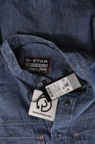 Дамска риза G-Star Raw, Размер XL, Цвят Син, Цена 161,00 лв.