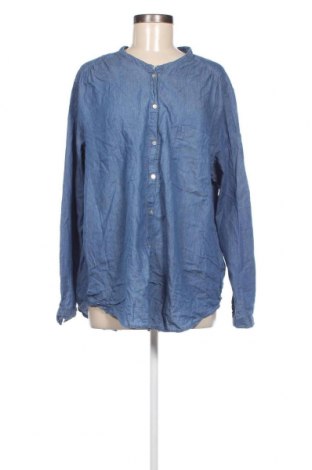 Дамска риза H&M, Размер 3XL, Цвят Син, Цена 13,75 лв.