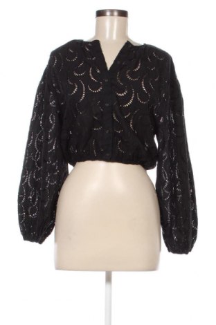 Γυναικείο πουκάμισο H&M, Μέγεθος XS, Χρώμα Μαύρο, Τιμή 8,50 €