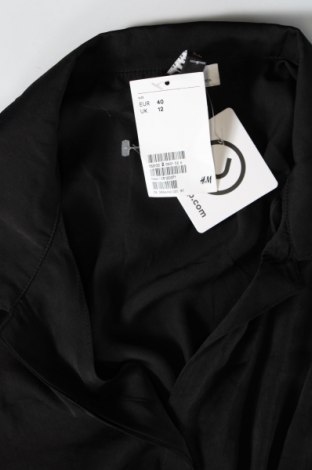 Дамска риза H&M, Размер M, Цвят Черен, Цена 12,00 лв.