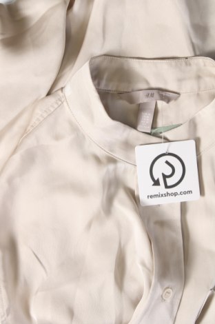 Дамска риза H&M, Размер M, Цвят Бежов, Цена 25,99 лв.