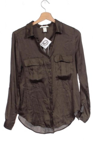 Dámská košile  H&M, Velikost XS, Barva Zelená, Cena  184,00 Kč