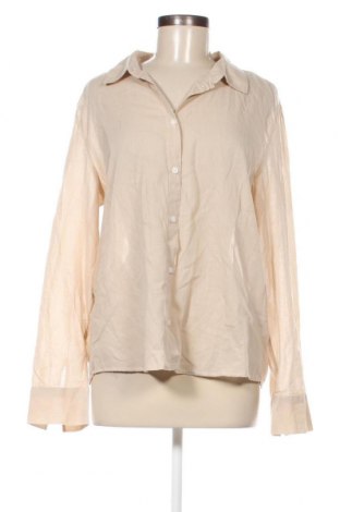 Γυναικείο πουκάμισο H&M Divided, Μέγεθος L, Χρώμα  Μπέζ, Τιμή 6,18 €