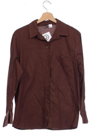 Дамска риза H&M Divided, Размер XS, Цвят Кафяв, Цена 13,55 лв.