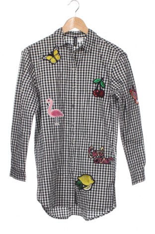 Γυναικείο πουκάμισο H&M Divided, Μέγεθος XXS, Χρώμα Πολύχρωμο, Τιμή 9,00 €