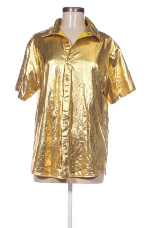 Γυναικείο πουκάμισο Jogal, Μέγεθος XL, Χρώμα Χρυσαφί, Τιμή 7,88 €
