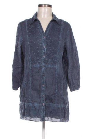 Γυναικείο πουκάμισο Laura T., Μέγεθος L, Χρώμα Μπλέ, Τιμή 9,28 €