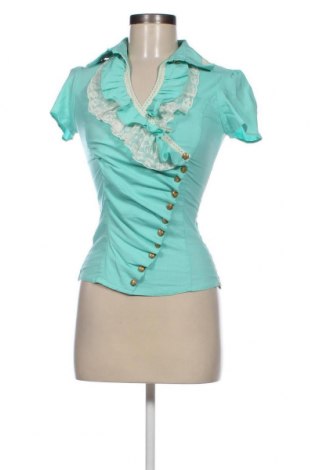 Γυναικείο πουκάμισο Lucy, Μέγεθος S, Χρώμα Μπλέ, Τιμή 7,67 €