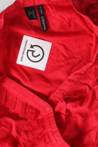 Γυναικείο πουκάμισο Mango, Μέγεθος XS, Χρώμα Κόκκινο, Τιμή 7,46 €