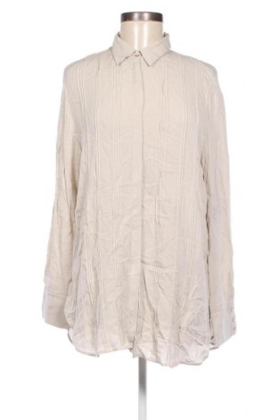 Дамска риза Massimo Dutti, Размер L, Цвят Бежов, Цена 48,00 лв.