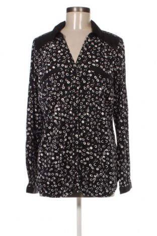 Γυναικείο πουκάμισο Ms Mode, Μέγεθος L, Χρώμα Μαύρο, Τιμή 7,29 €