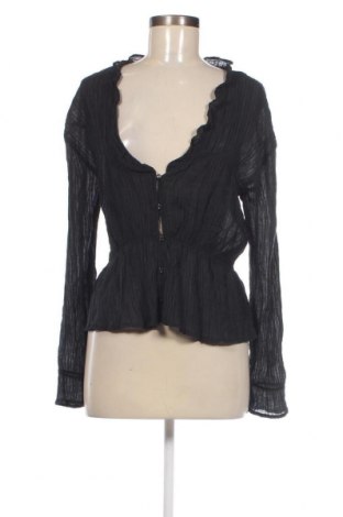 Γυναικείο πουκάμισο Nly Trend, Μέγεθος S, Χρώμα Μαύρο, Τιμή 11,75 €