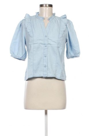 Γυναικείο πουκάμισο ONLY, Μέγεθος S, Χρώμα Μπλέ, Τιμή 11,86 €
