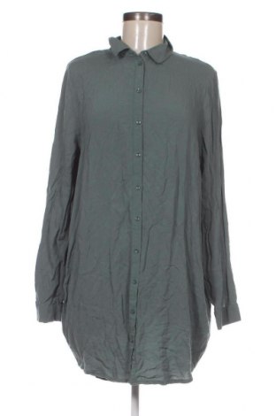 Γυναικείο πουκάμισο Pieces, Μέγεθος L, Χρώμα Πράσινο, Τιμή 4,95 €