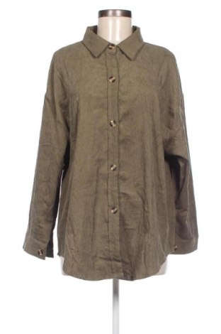 Γυναικείο πουκάμισο SHEIN, Μέγεθος XL, Χρώμα Πράσινο, Τιμή 5,10 €