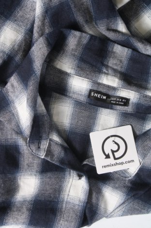 Γυναικείο πουκάμισο SHEIN, Μέγεθος M, Χρώμα Μπλέ, Τιμή 5,10 €