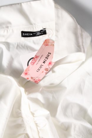 Γυναικείο πουκάμισο SHEIN, Μέγεθος M, Χρώμα Λευκό, Τιμή 8,66 €