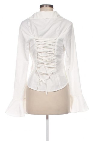 Γυναικείο πουκάμισο SHEIN, Μέγεθος M, Χρώμα Λευκό, Τιμή 8,66 €