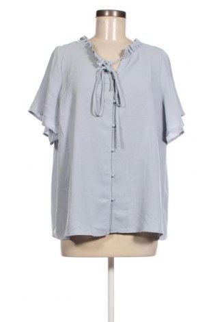 Γυναικείο πουκάμισο SHEIN, Μέγεθος XXL, Χρώμα Μπλέ, Τιμή 8,04 €
