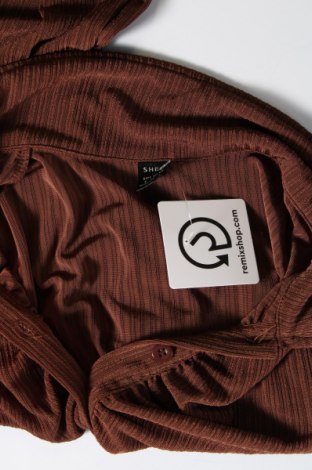 Γυναικείο πουκάμισο SHEIN, Μέγεθος S, Χρώμα Καφέ, Τιμή 5,41 €